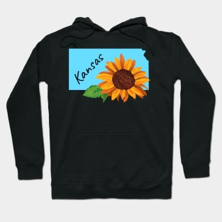 Kansas Sunflower State Flower Hoodie